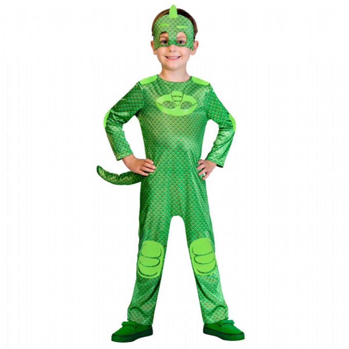 Pyjamasheltene Gekko kostume 110 cm