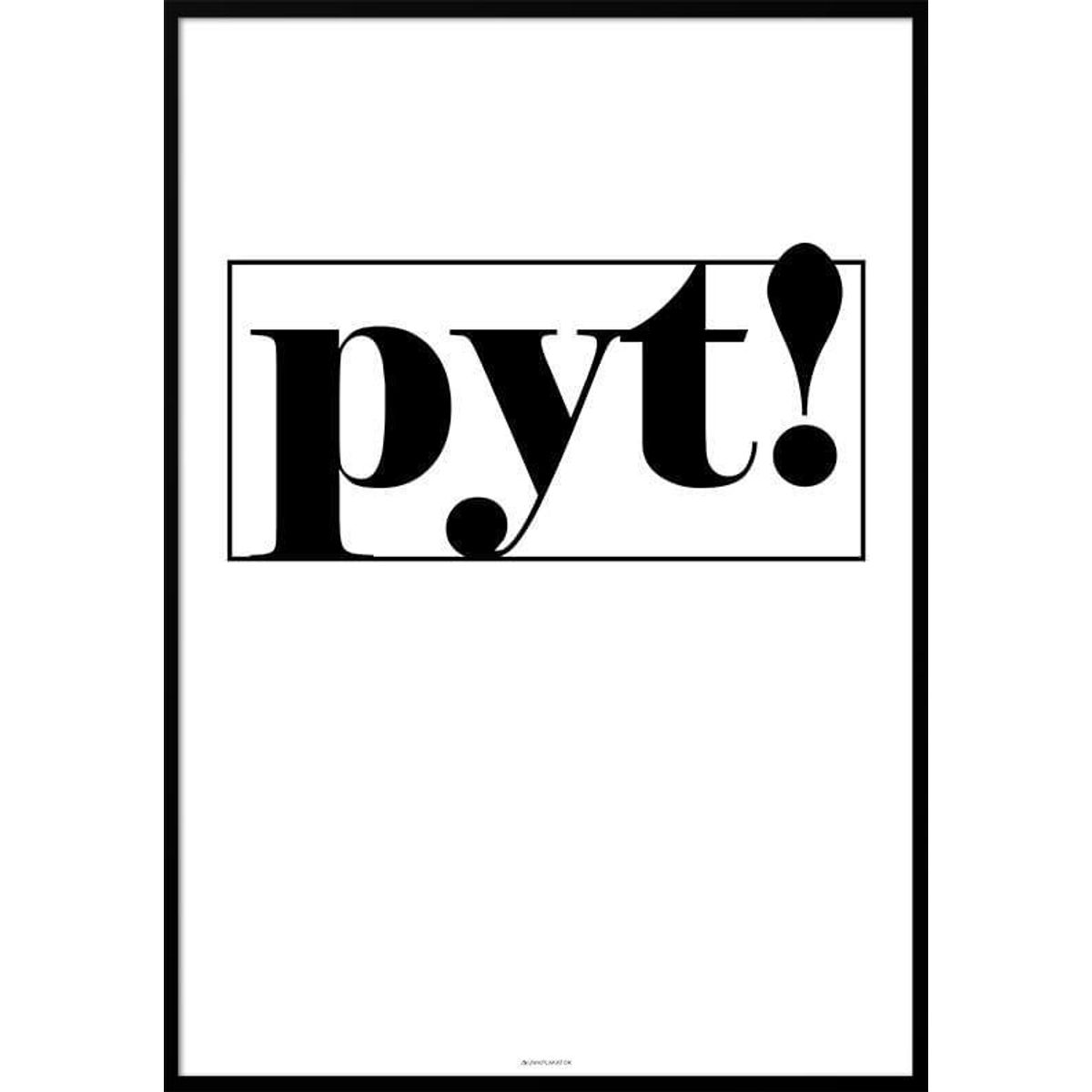 Pyt plakat