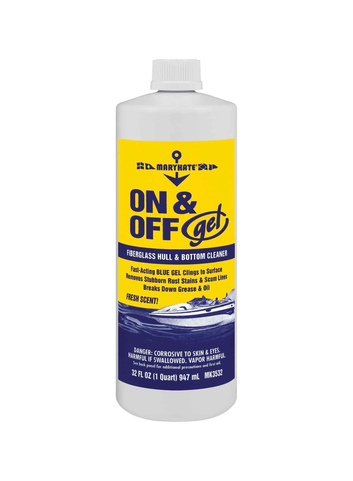 på & off gel skrog & bund renere-quart - CRCMK3532