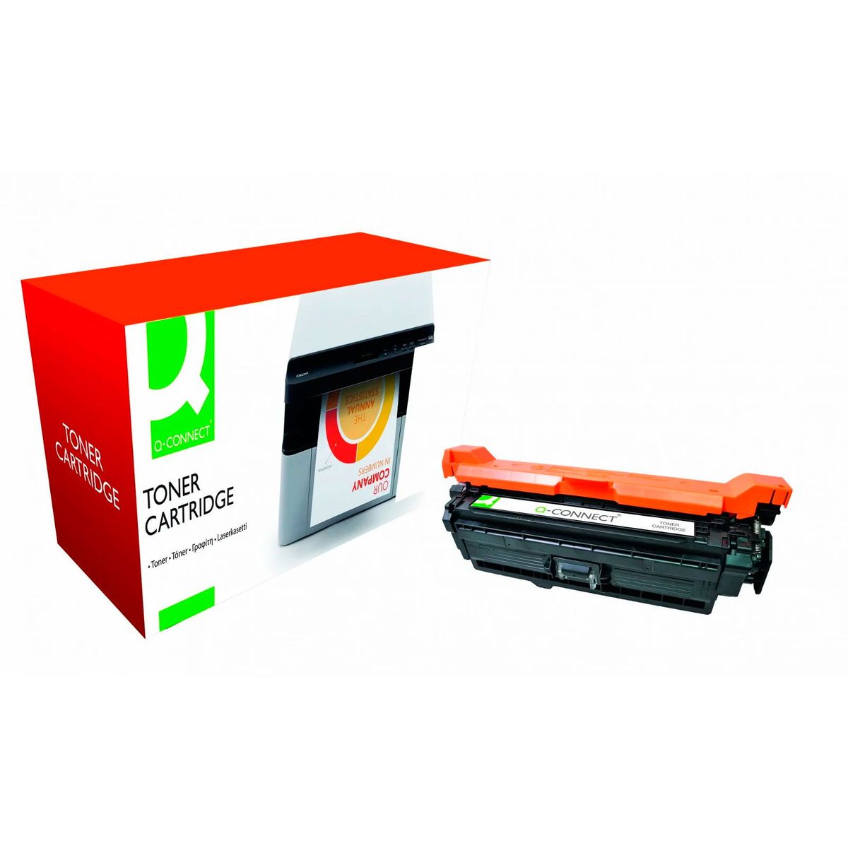 Q-connect 504X CE250X toner sort 10500 sider