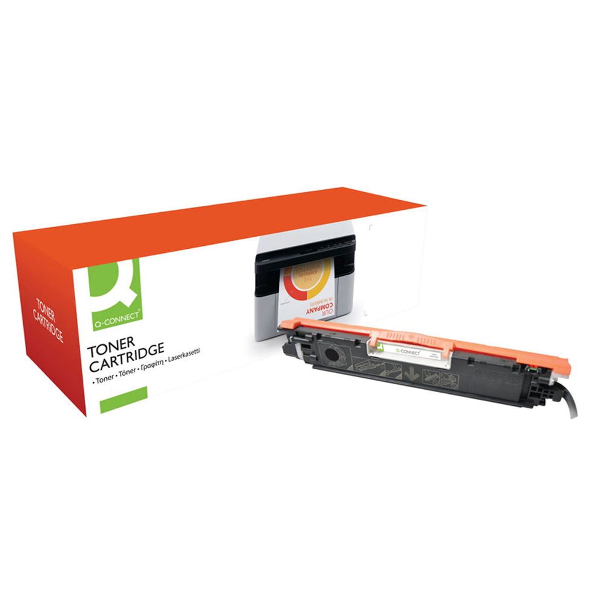 Q-connect 729BK 4370B002AA lasertoner sort 1200 sider