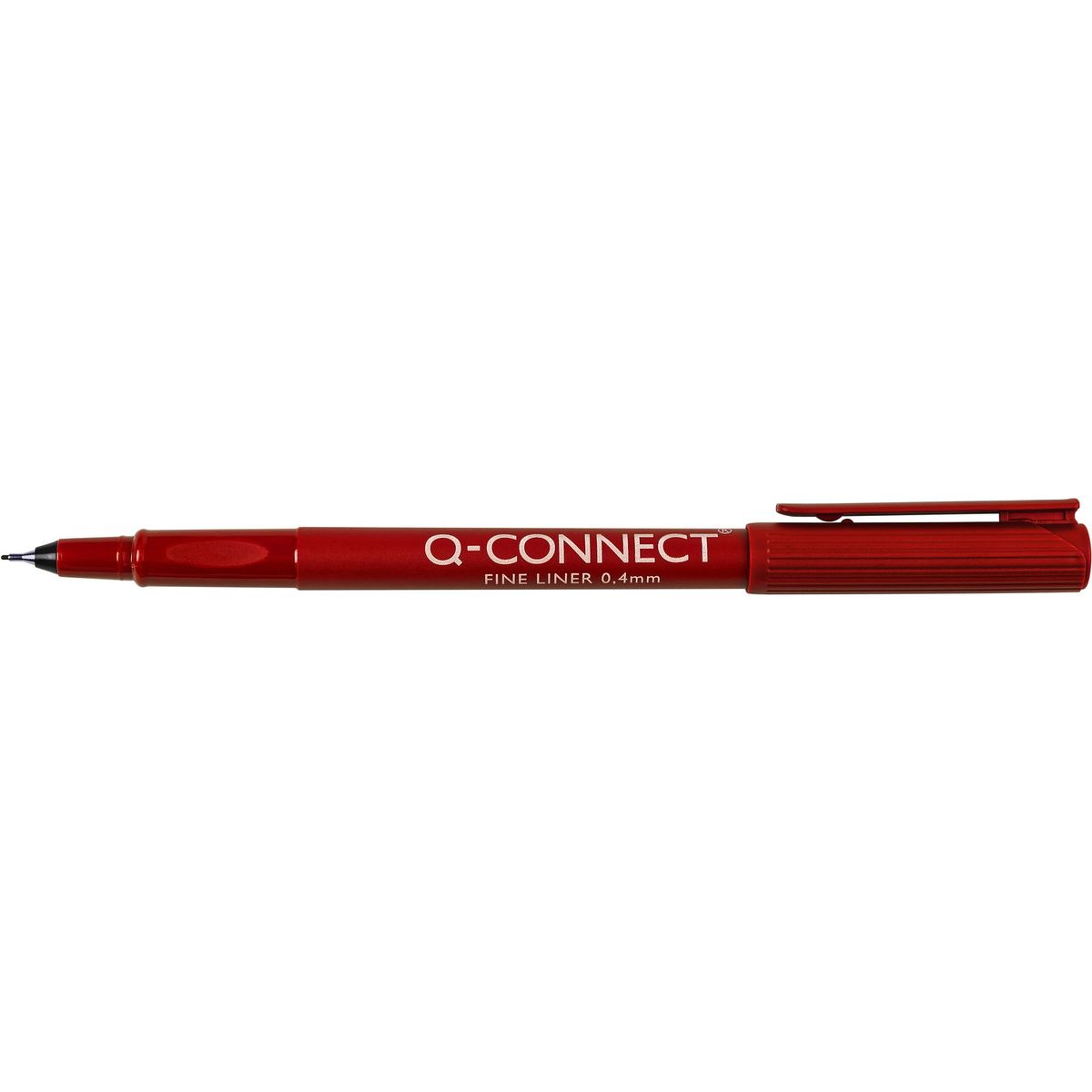 Q-connect fineliner 0,4mm rød