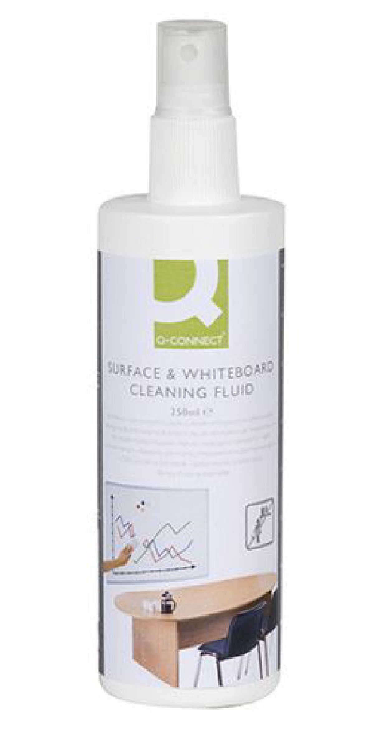 Q-connect surface & whiteboard cleaning fluid 250ml