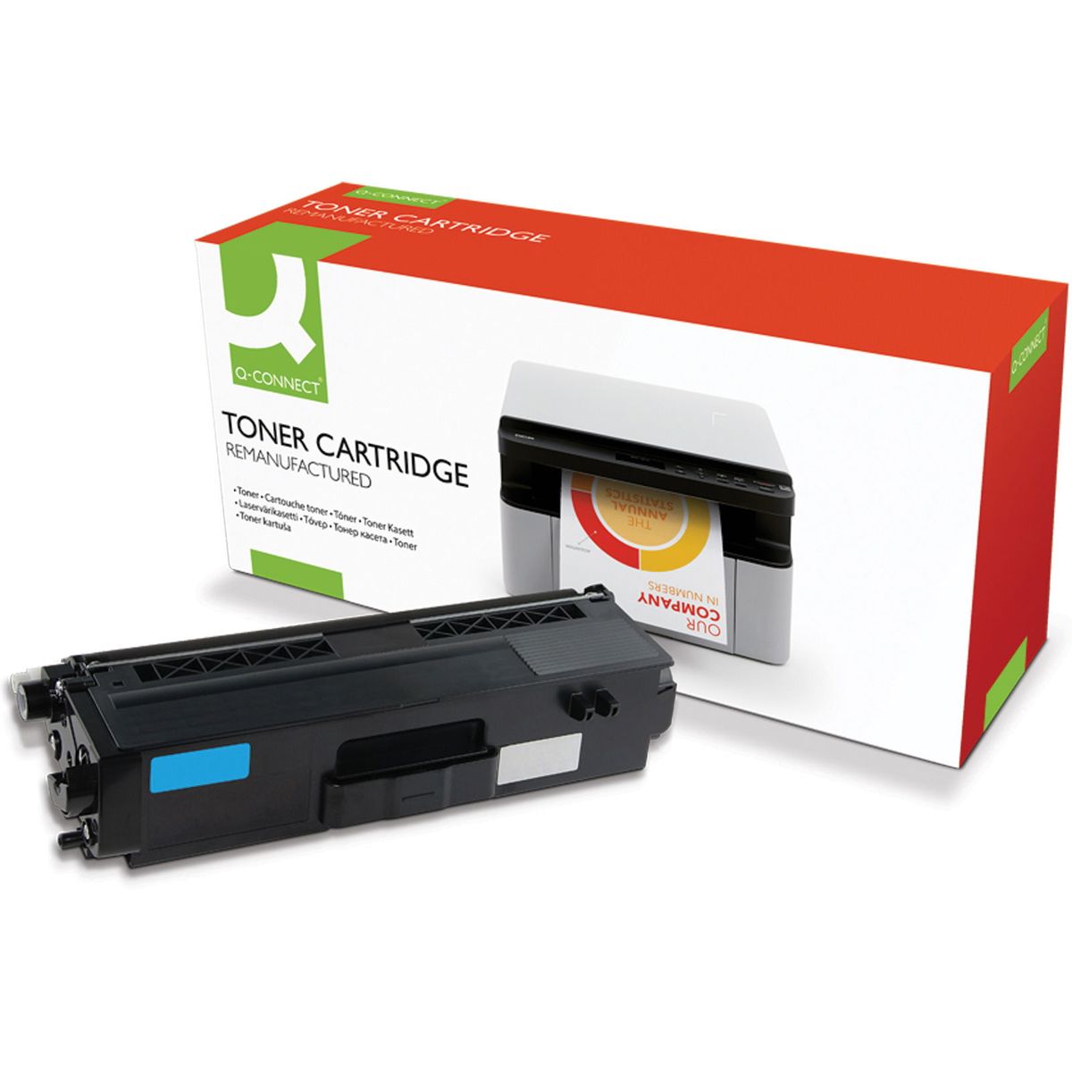 Q-connect TN-910 toner cyan 9000ark