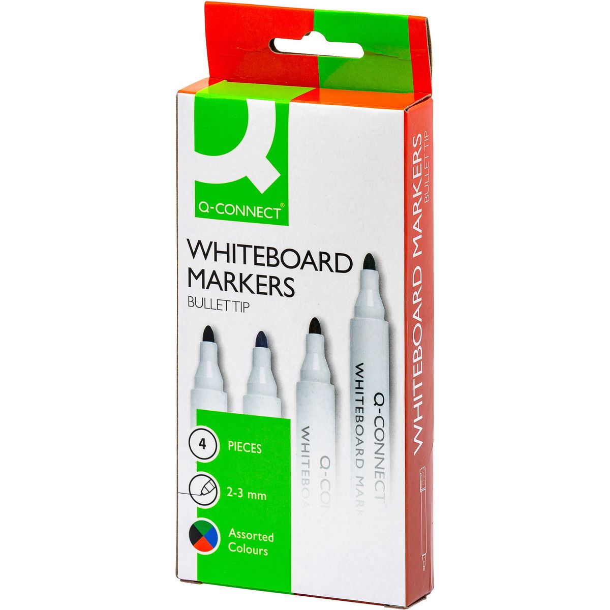 Q-connect whiteboardmarker 2-3mm 4 farver