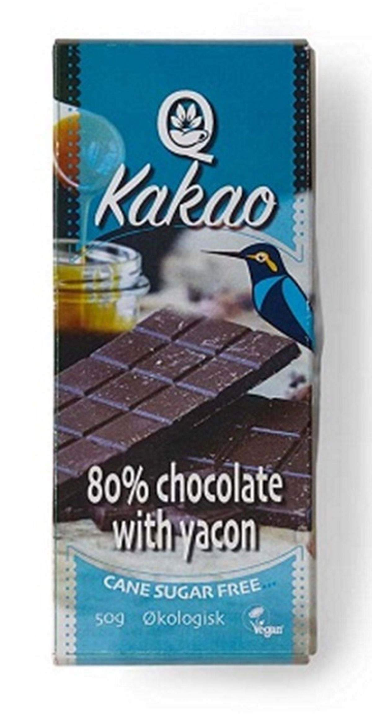 Q-Organic - Økologisk 80% Kakaobar med Yacon