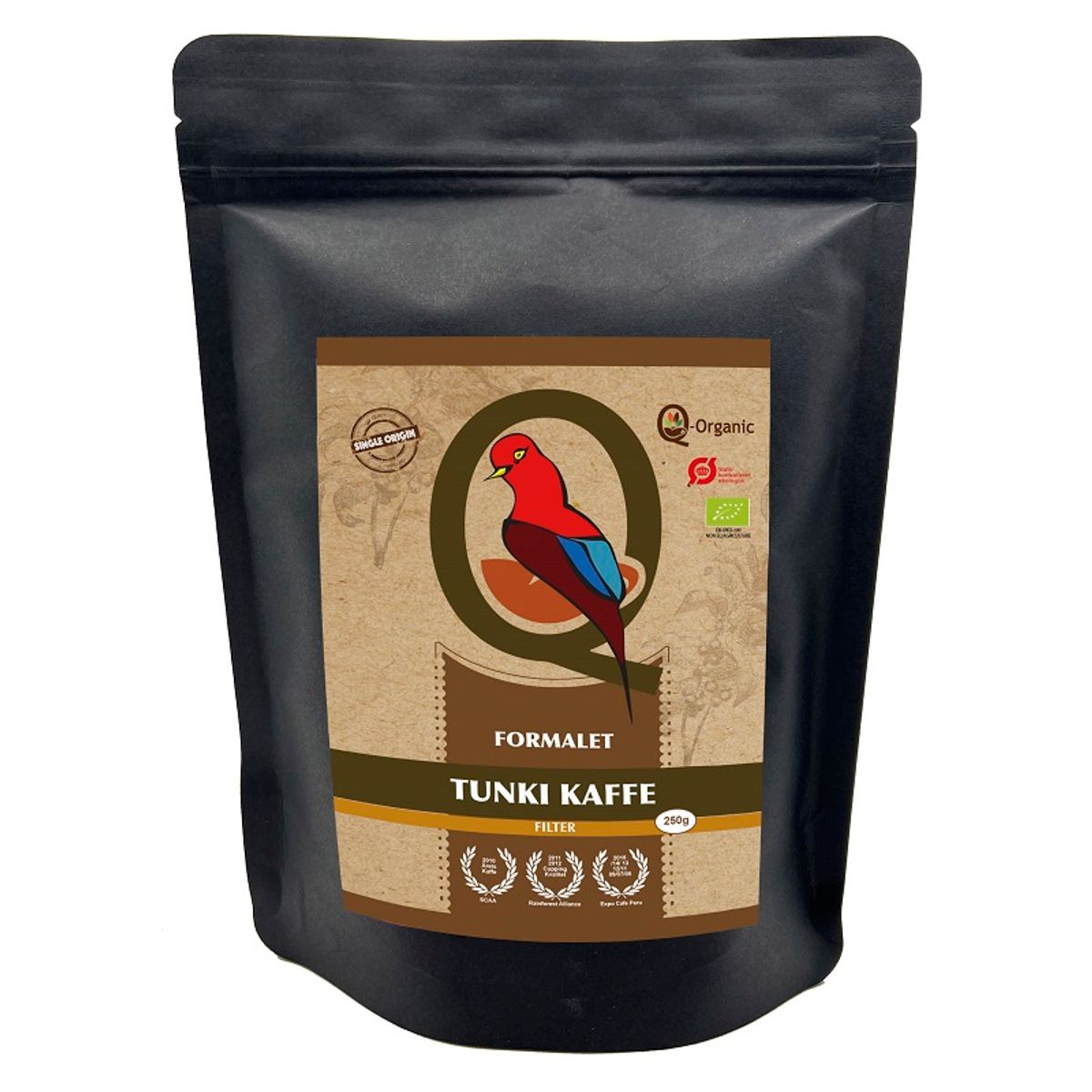 Q-Organic - Økologisk Formalet Kaffe til Filter 250g