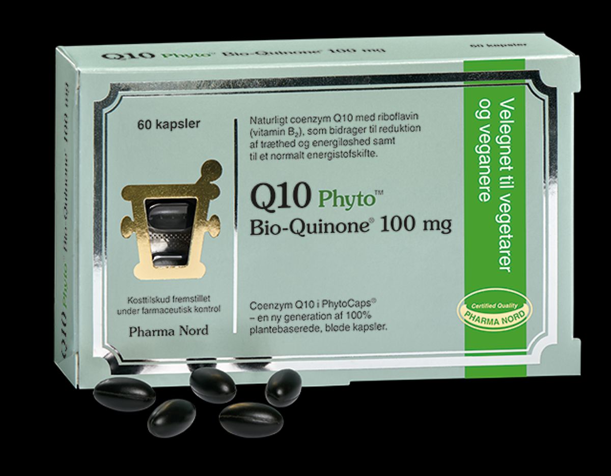 Q10 Phyto, Bio-Quinone 100 mg - 60 kapsler