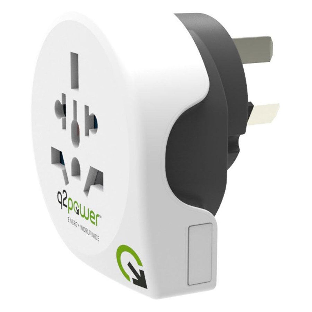 Q2Power World to Australia Rejseadapter