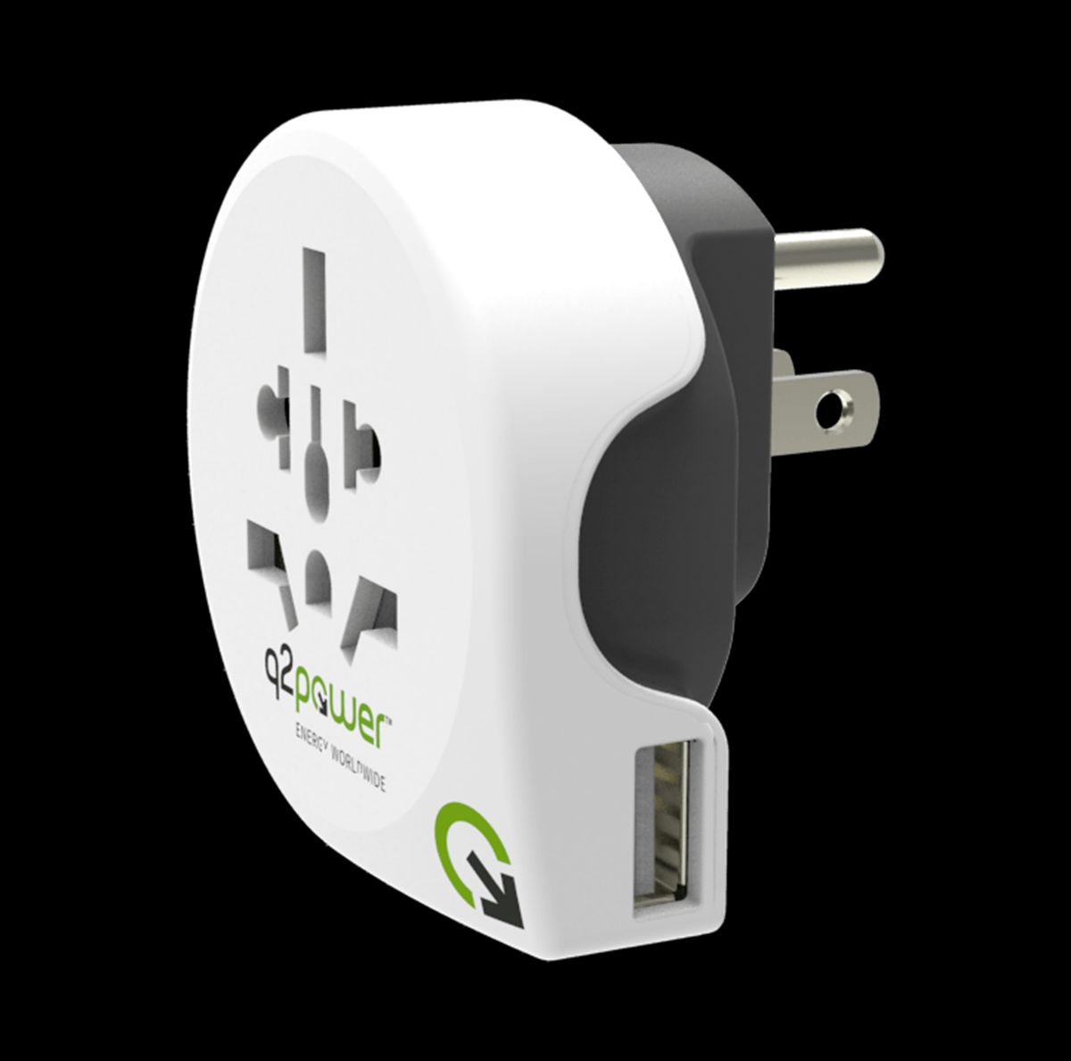 Q2Power World to USA USB