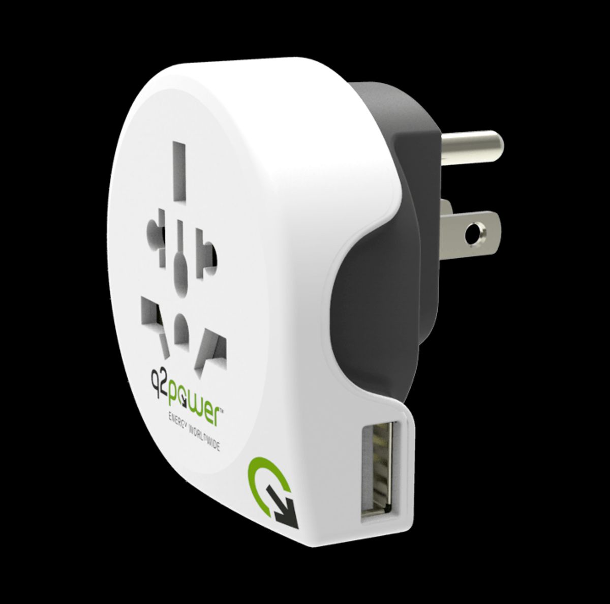 Q2Power World to USA USB