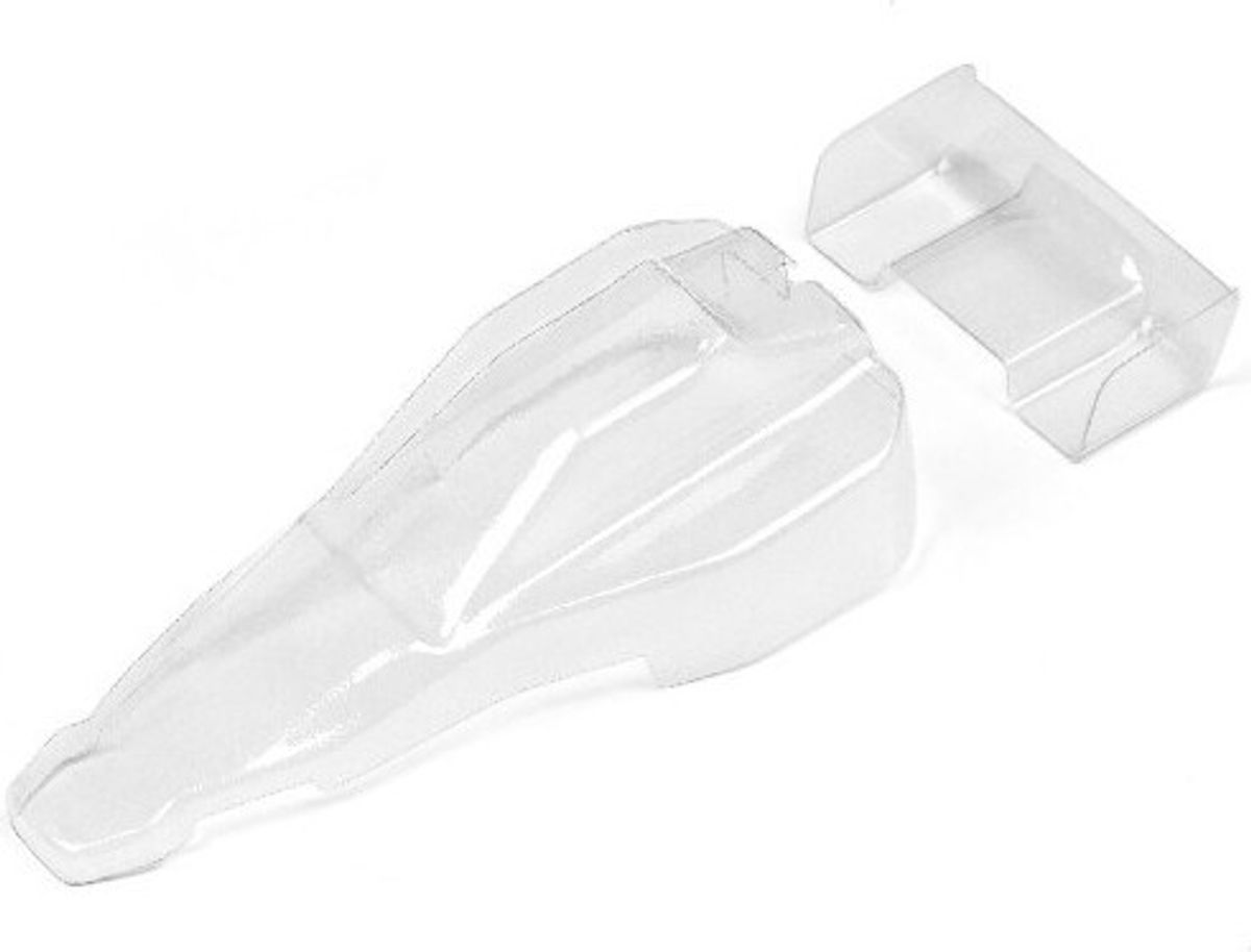 Q32 Baja Buggy Body And Wing Set (clear) - Hp114283 - Hpi Racing