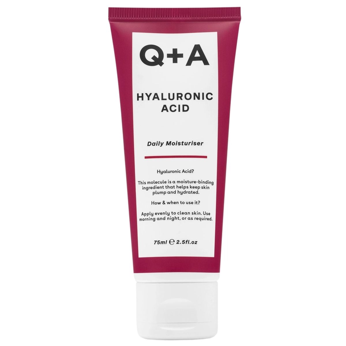 Q+A Hyaluronic Acid Daily Moisturiser 75 ml