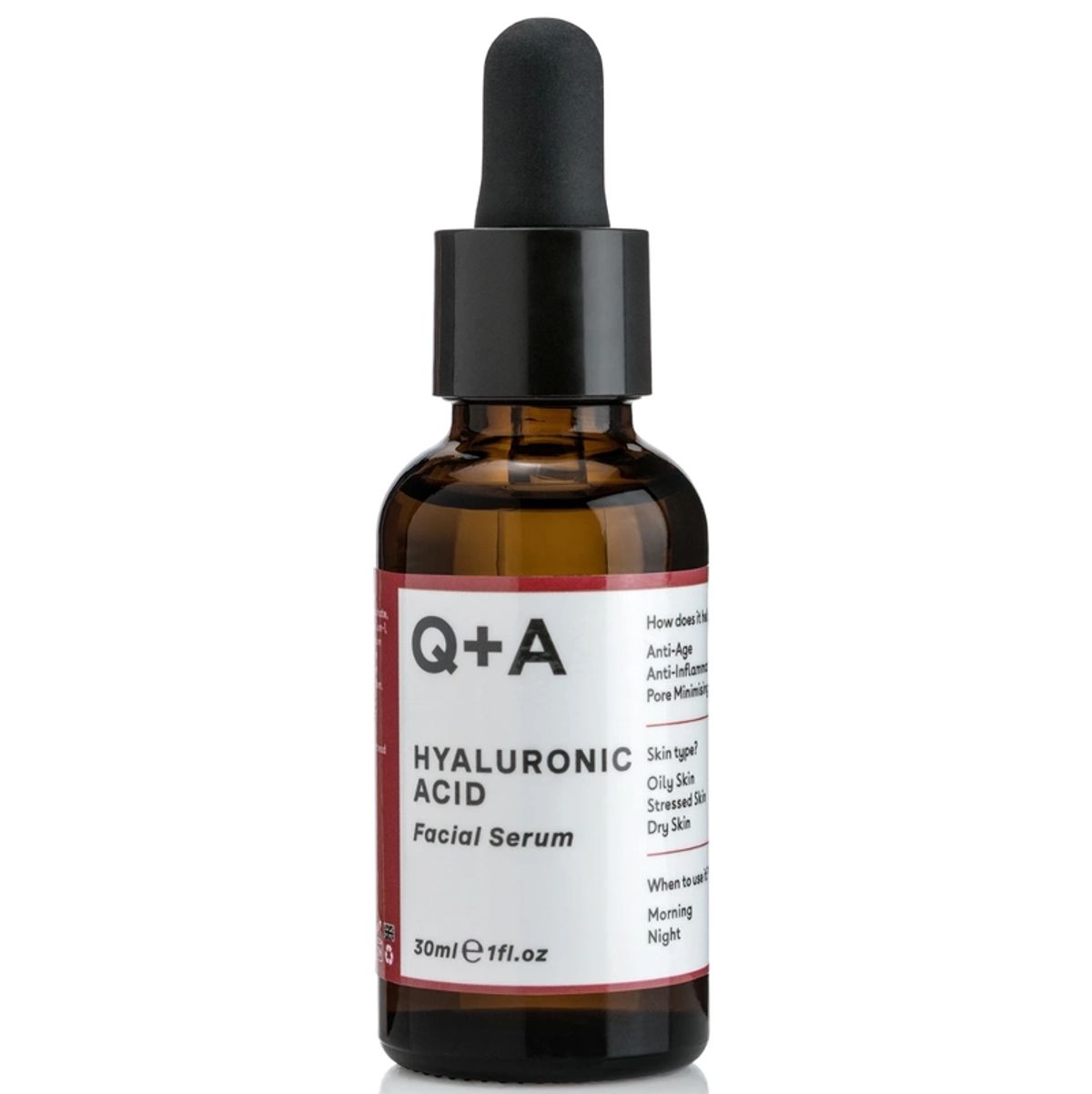 Q+A Hyaluronic Acid Facial Serum 30 ml