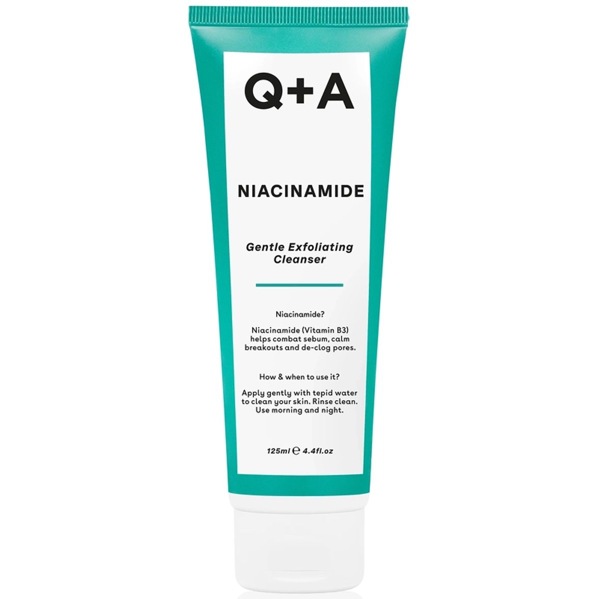 Q+A Niacinamide Gel Cleanser 125 ml