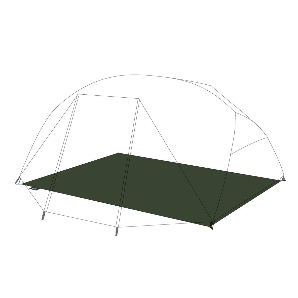 Qeedo Light Birch M Groundsheet - teltunderlag