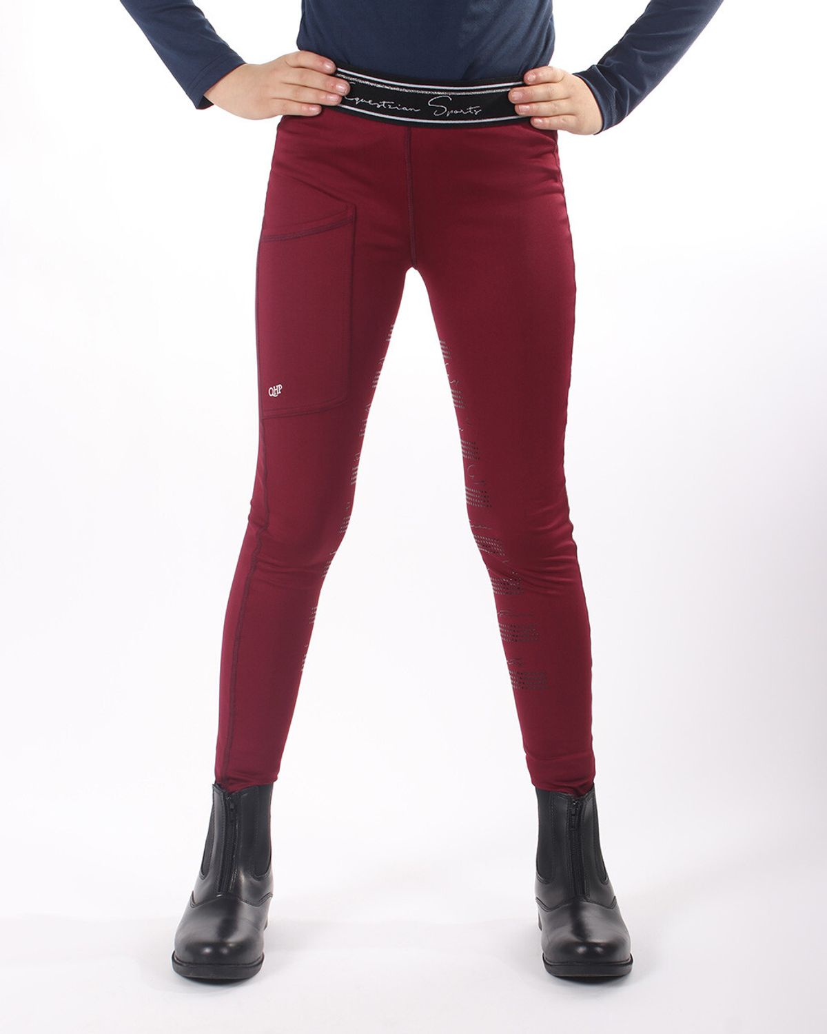 QHP Eden Junior ridetights - bordeaux bordeaux 116