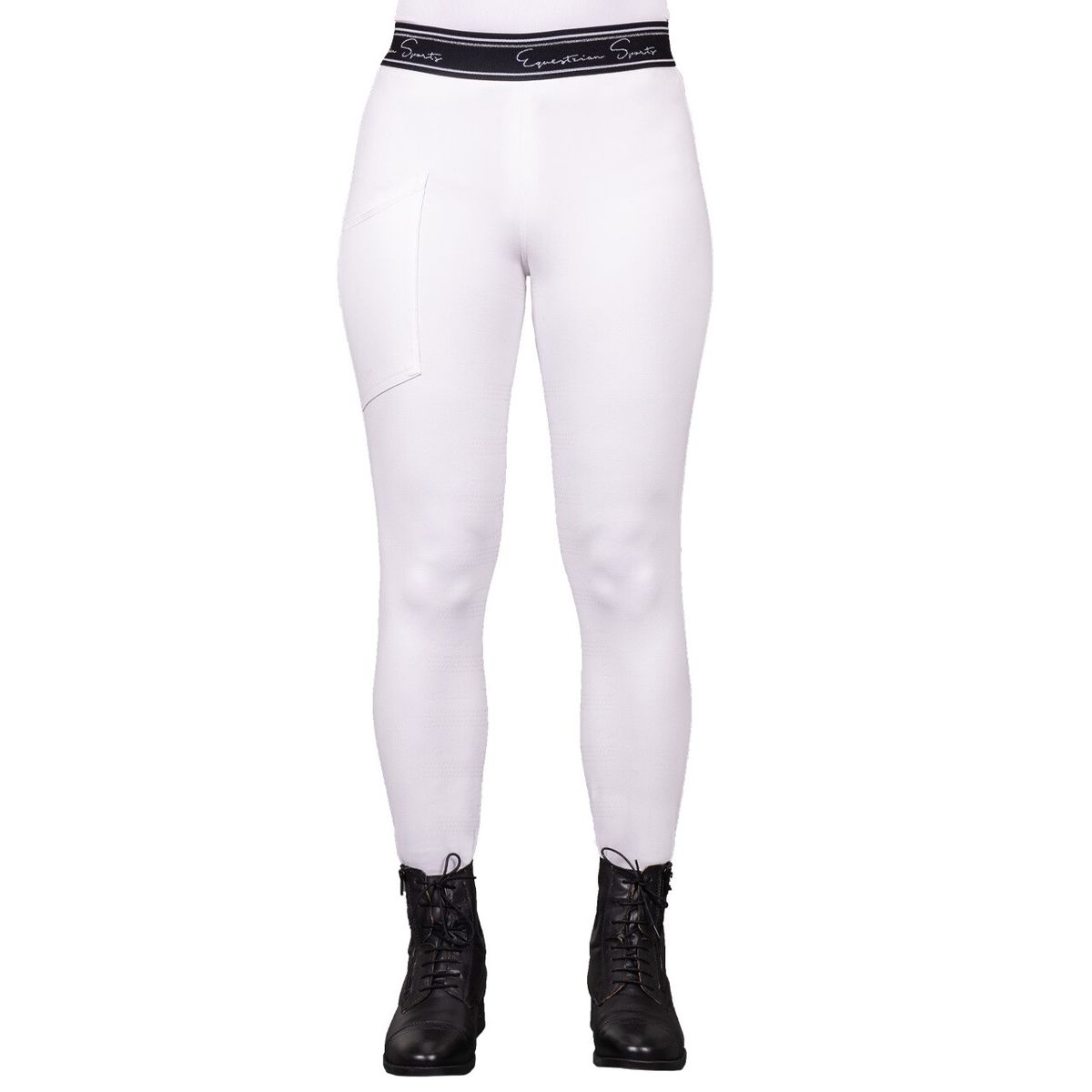 QHP Eden Junior ridetights - hvid 116