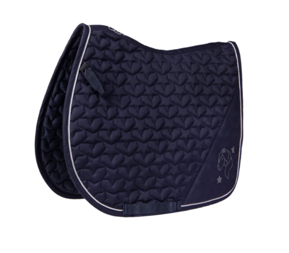 QHP Gwenn sadelunderlag - Navy - Pony