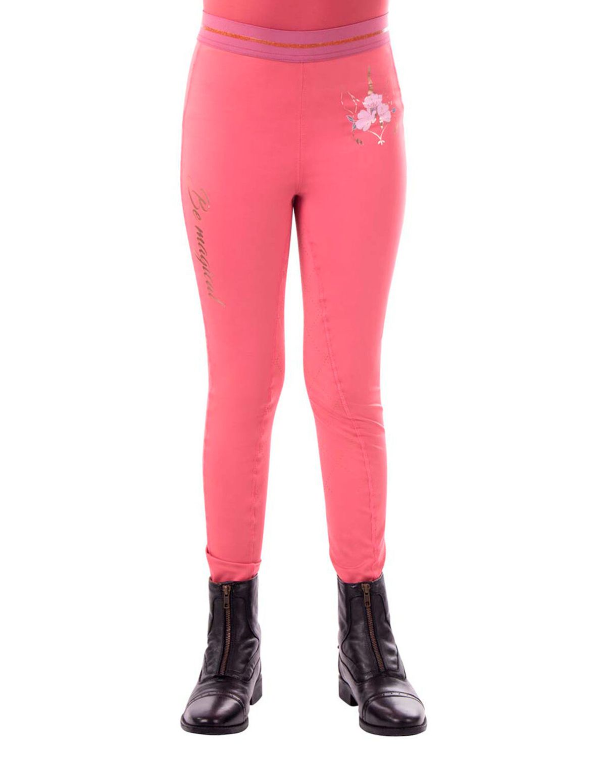 QHP Yazz ridetights - rose 140