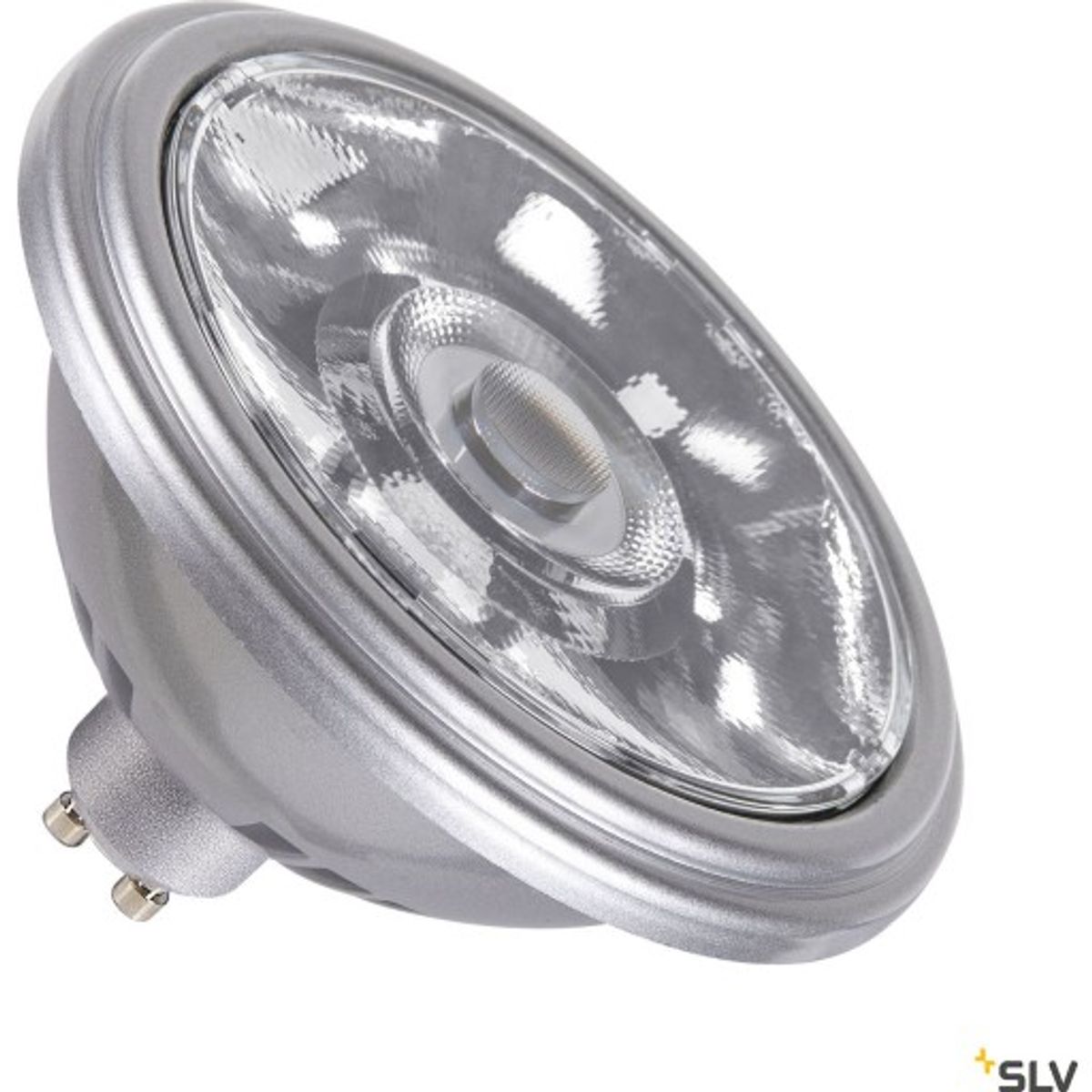 QPAR111 GU10, LED-lyskilde sølv 12,5W 4000K CRI90 10°