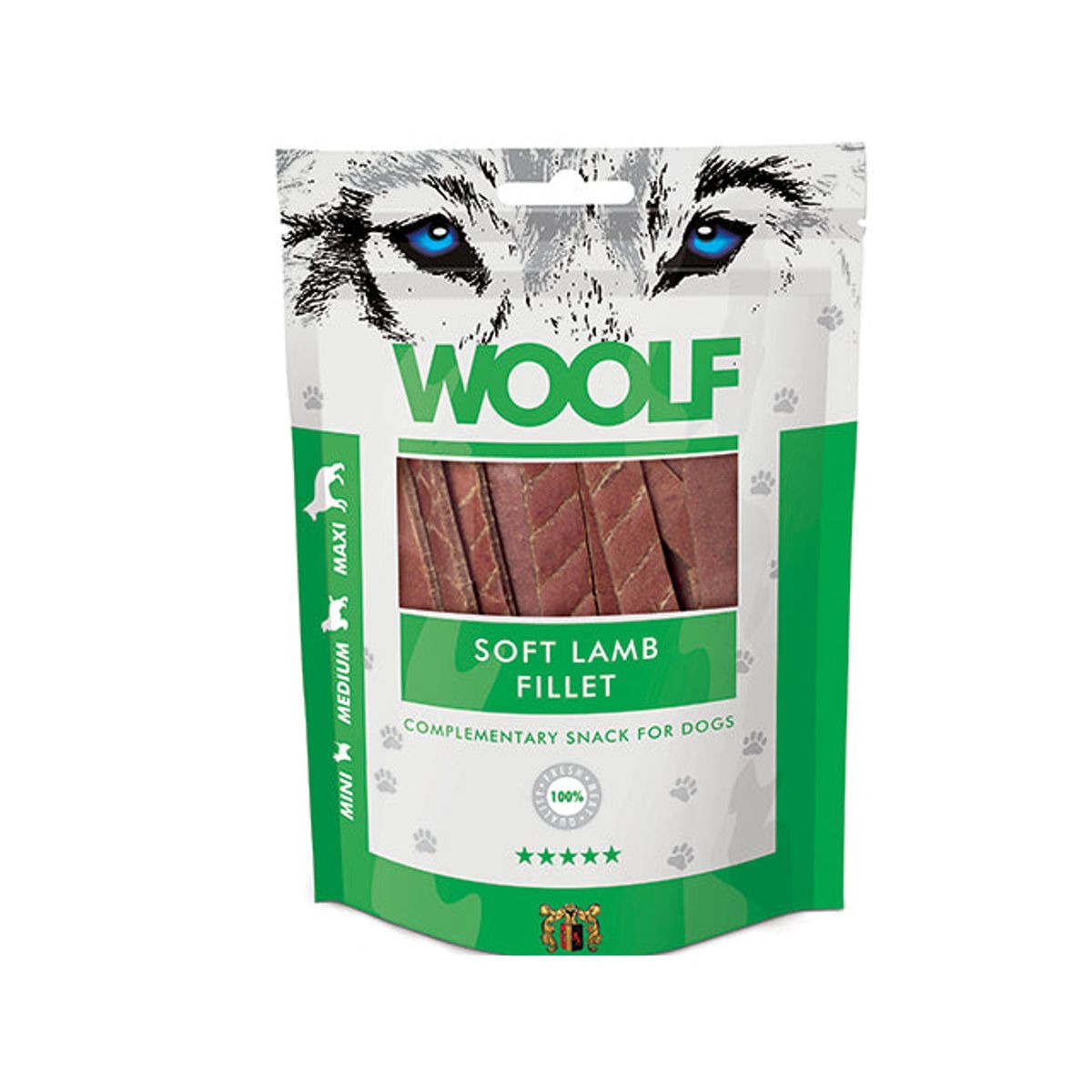 Qpet - Woolf Blød Lammefilet 100g Hundegodbidder - Hundegodbidder - Alt til Hunden