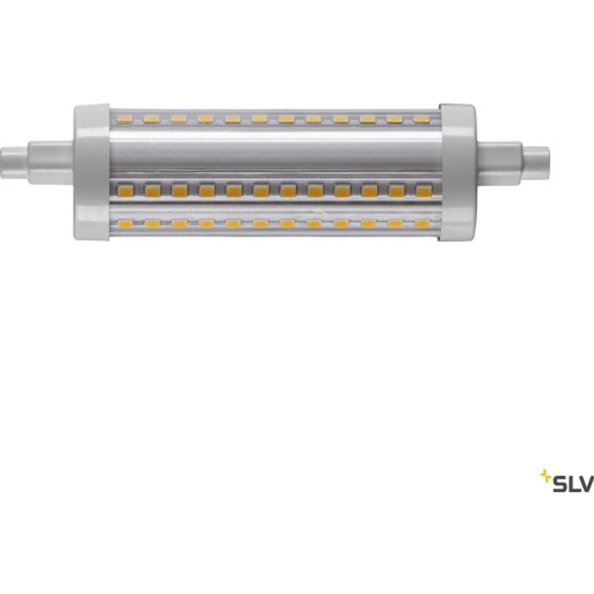 QT DE12 R7S 118mm, LED-lyskilde gennemsigtig 15W 3000K CRI90 330°