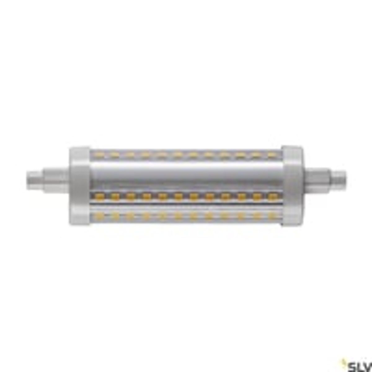 QT DE12 R7S 118mm, LED-lyskilde gennemsigtig 15W 3000K CRI90 330