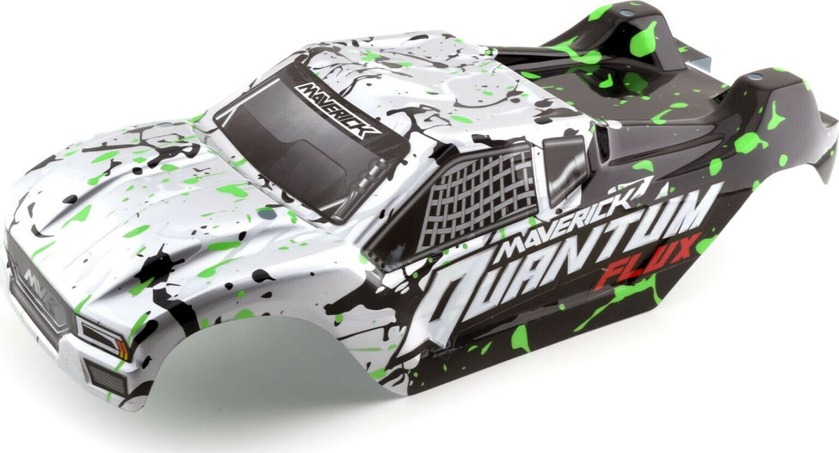 Quantum Xt Body (silver/green) - Mv150179 - Maverick Rc