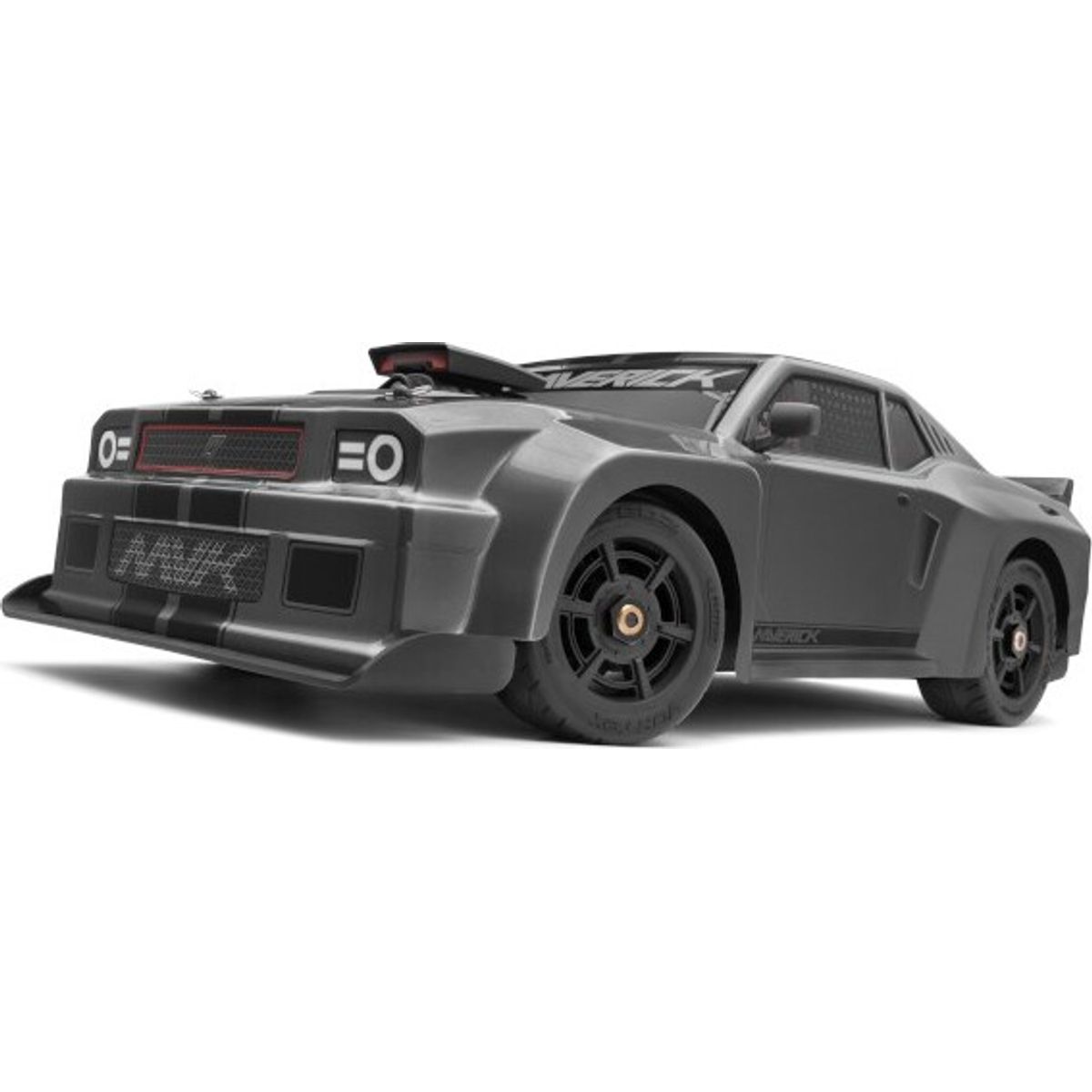 Quantumr Muscle Car Body - Grey - Mv150317 - Maverick Rc