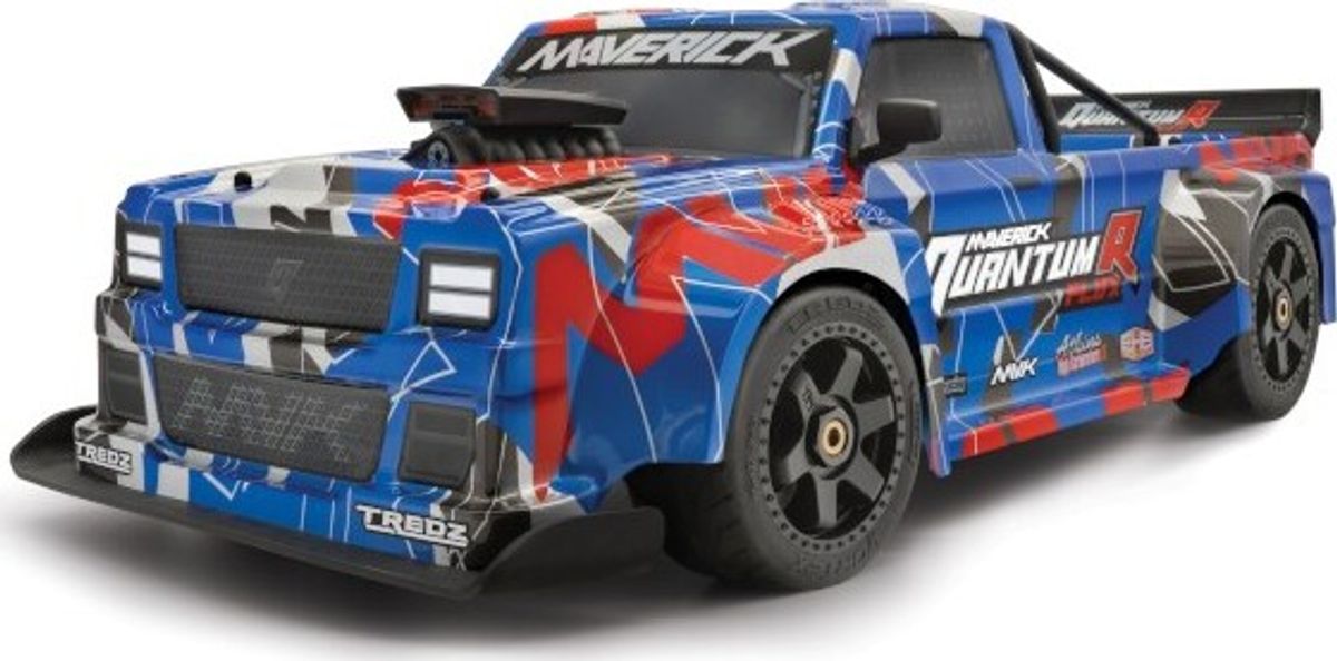 Quantumr Race Truck Body (blue/red) - Mv150318 - Maverick Rc