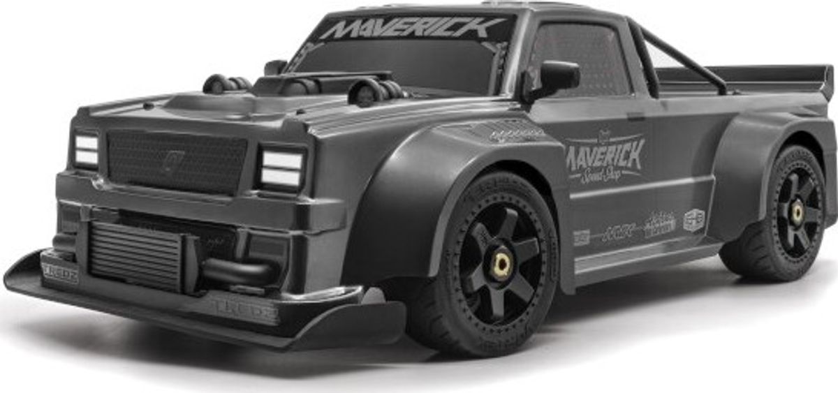 Quantumr Race Truck Body (grey) - Mv150353 - Maverick Rc