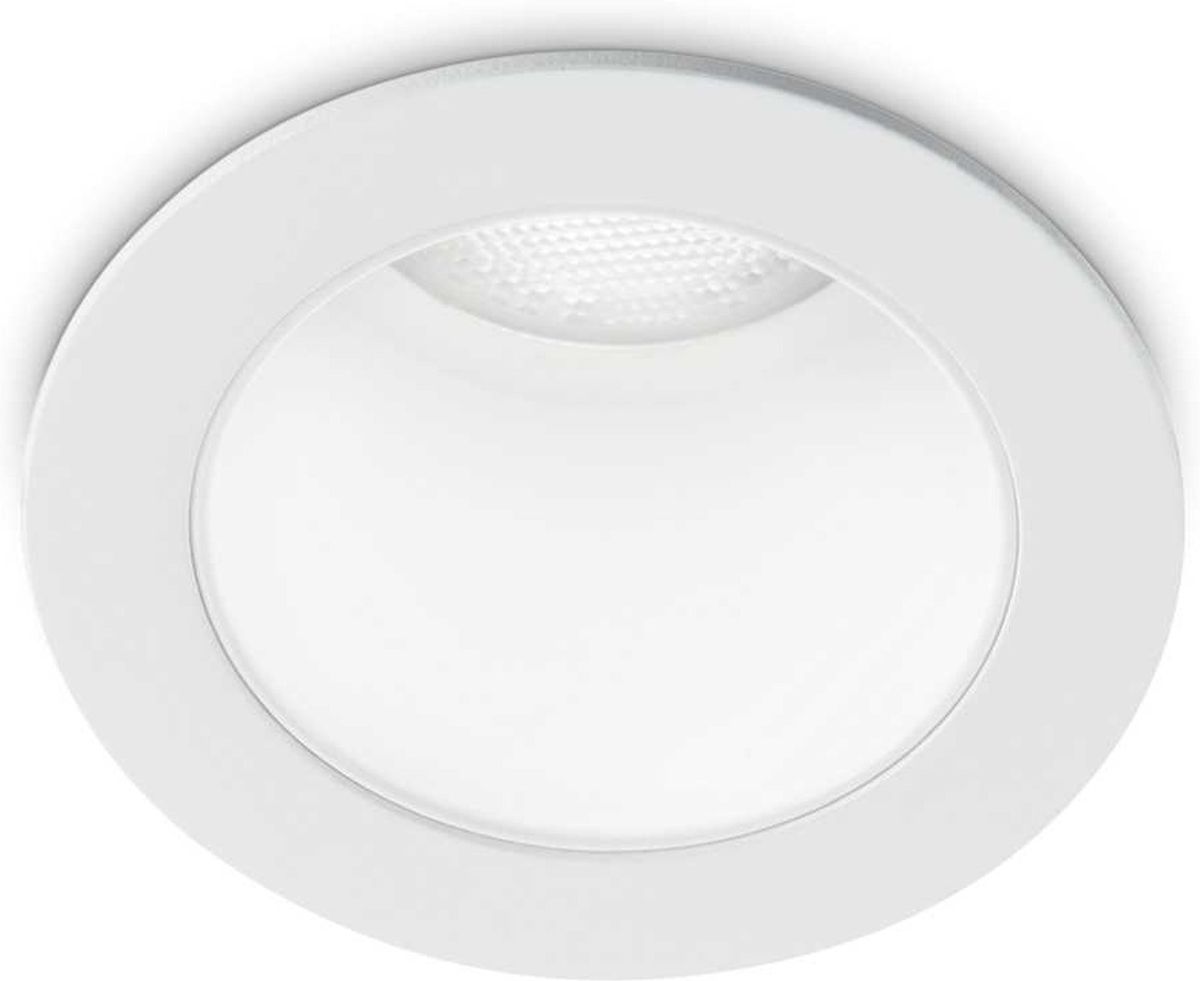 Quark, Indbygningslampe, 8W, LED, hvid/sort, aluminium, metal, Ø48xH61mm