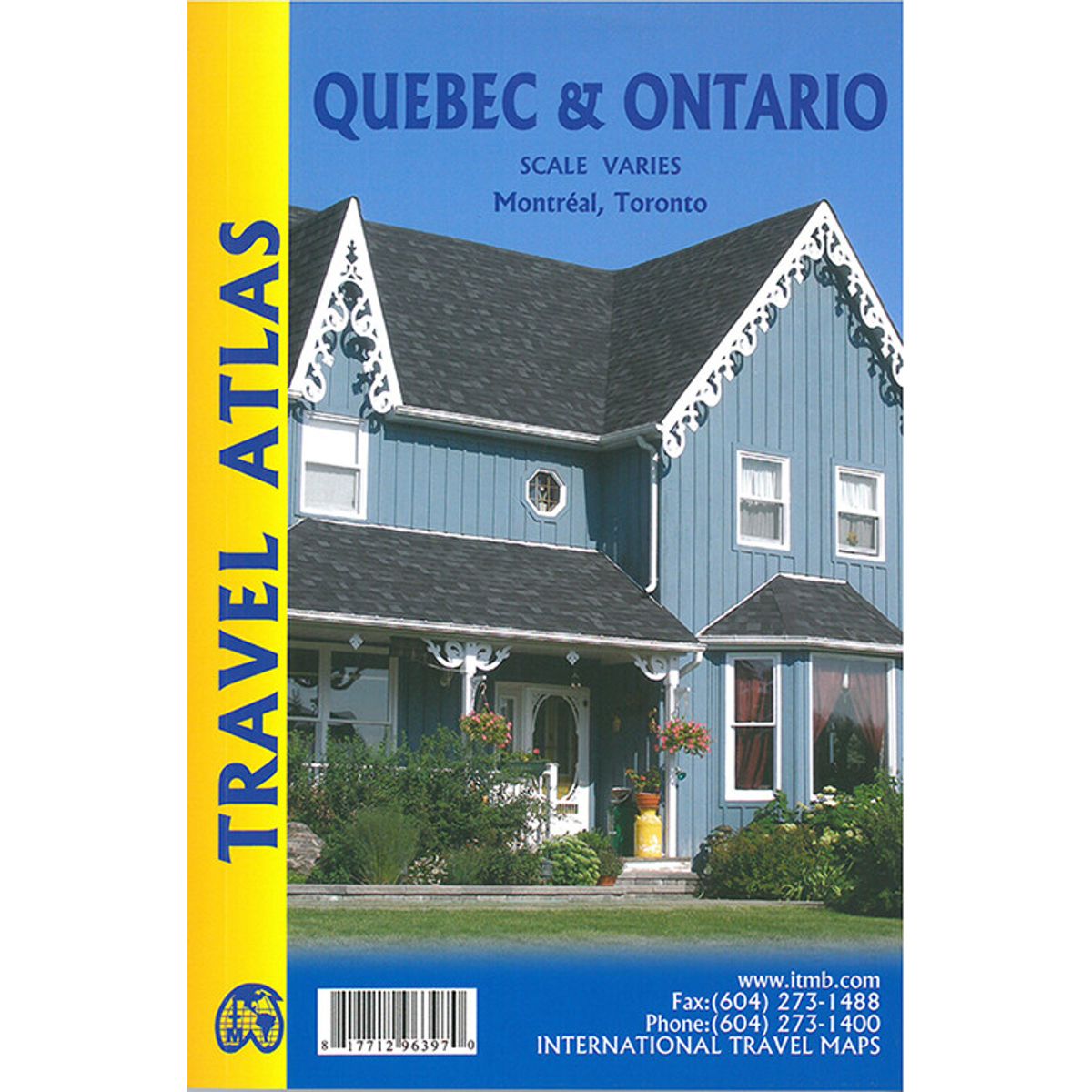 Quebec And Ontario Travel Atlas - Itmb - English Book