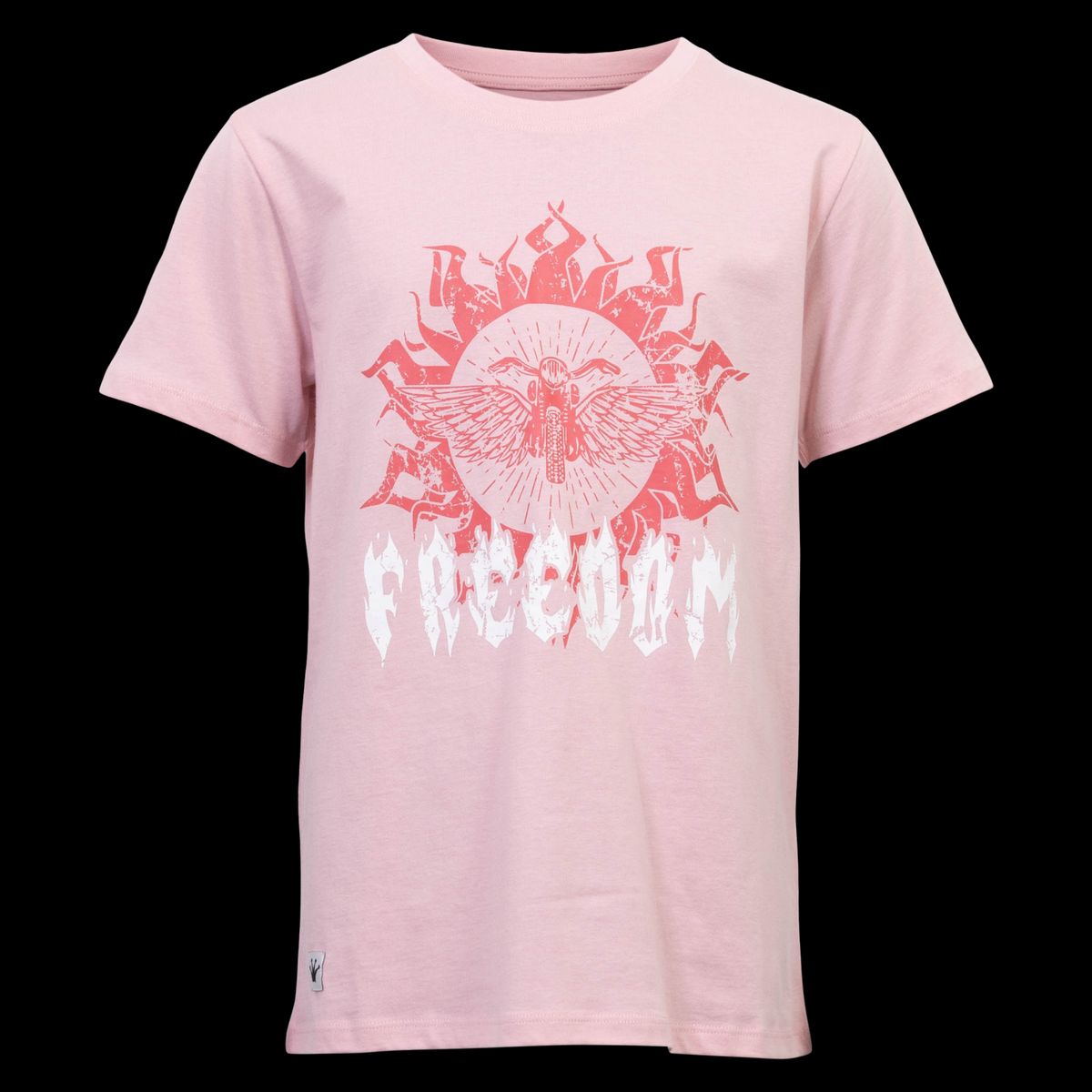 Queenz Doka Pige T-shirt - P1 Pink Dolphin - 134/140