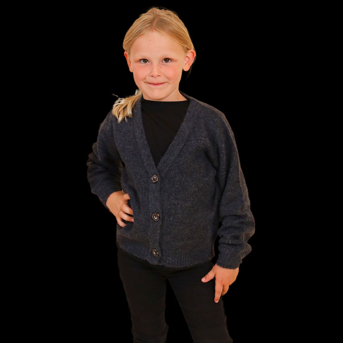 Queenz Gora Pige Cardigan - Blue Nights - 110/116