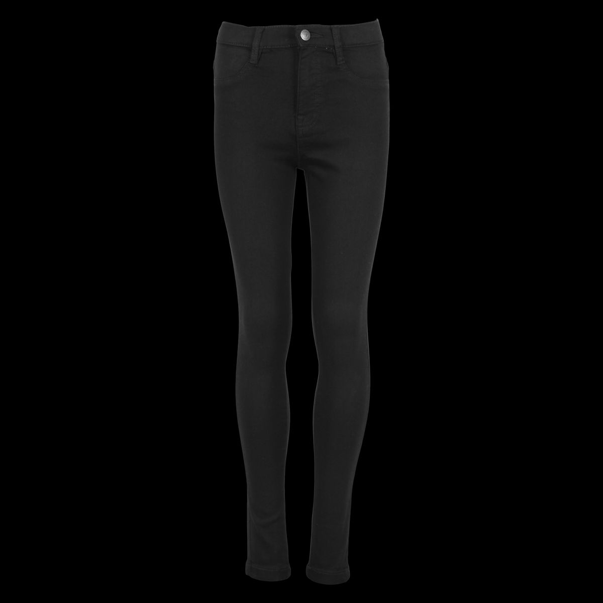 Queenz Grace Pige Jeans - Black Denim - 134