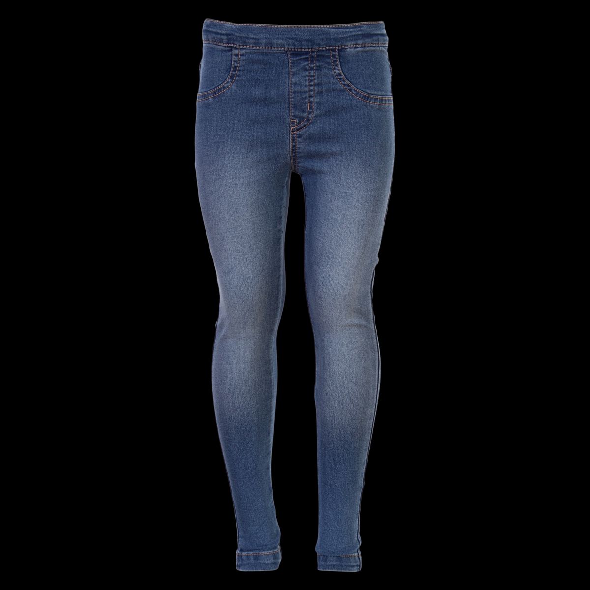 Queenz Grace Pige Jeans - M. Light Blue Denim - 116