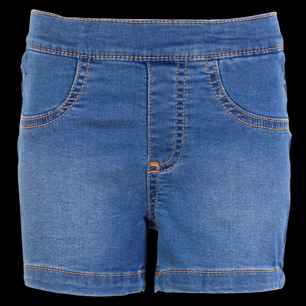 Queenz Grace Pige Shorts - M. Light Blue Denim - 104