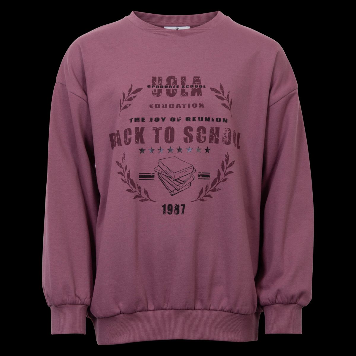 Queenz Utah Pige Sweatshirt - Grape Nectar - 134/140