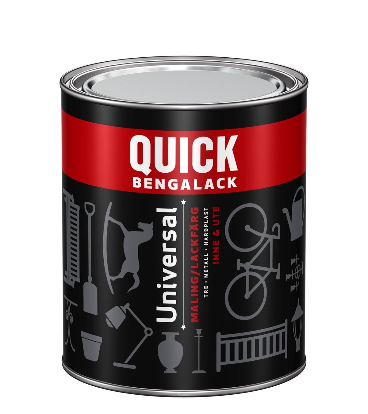 Quick Bengalack Universallak 0.68l - 0.68 L - metalmaling