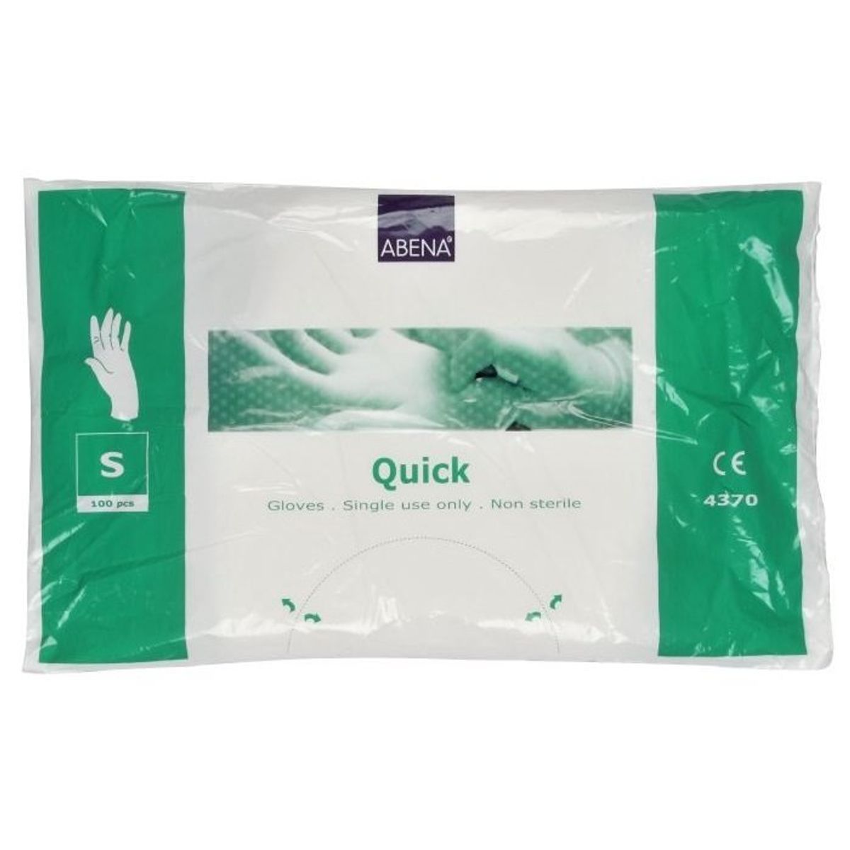 Quick Engangshandsker Textureret Yderside LDPE 100 stk. | Small