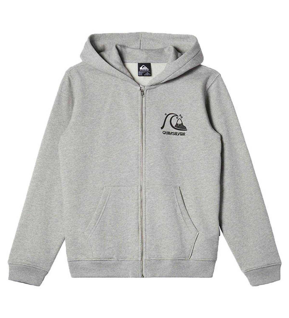 Quiksilver Cardigan - Graphic - Gråmeleret m. Sort