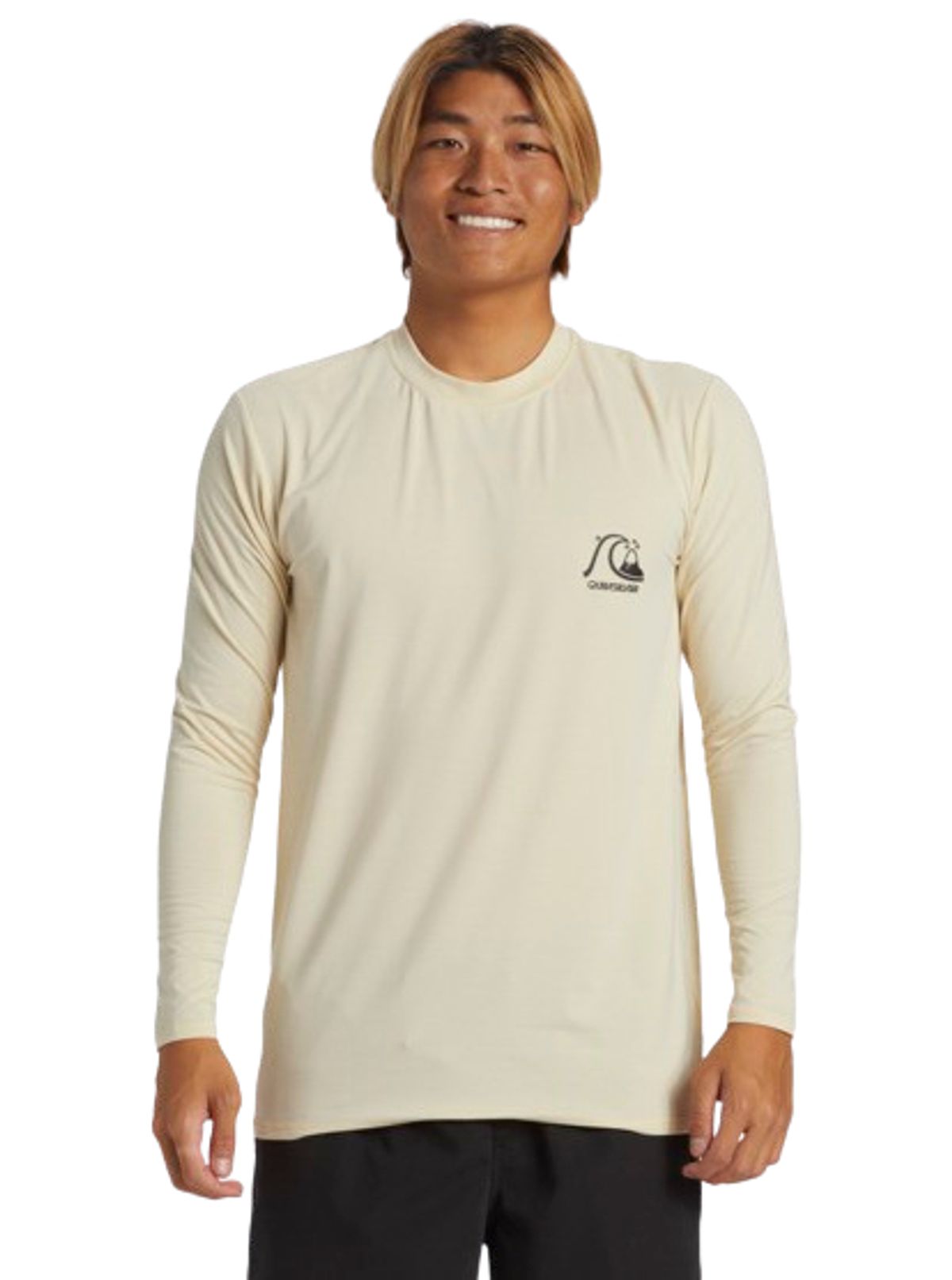 Quiksilver dna langærmet UPF 50+ t-shirt - oyster white