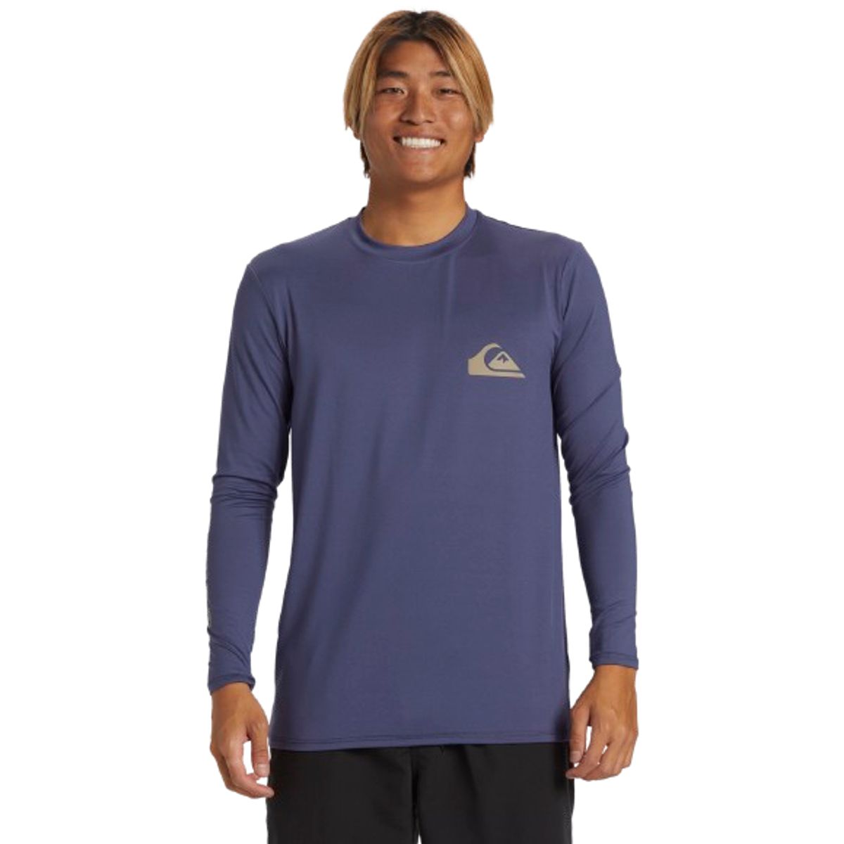 Quiksilver everyday langærmet UPF 50+ t-shirt - crown blue