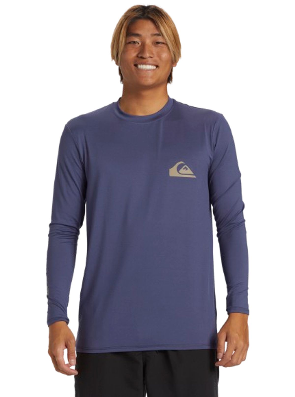 Quiksilver everyday langærmet UPF 50+ t-shirt - crown blue