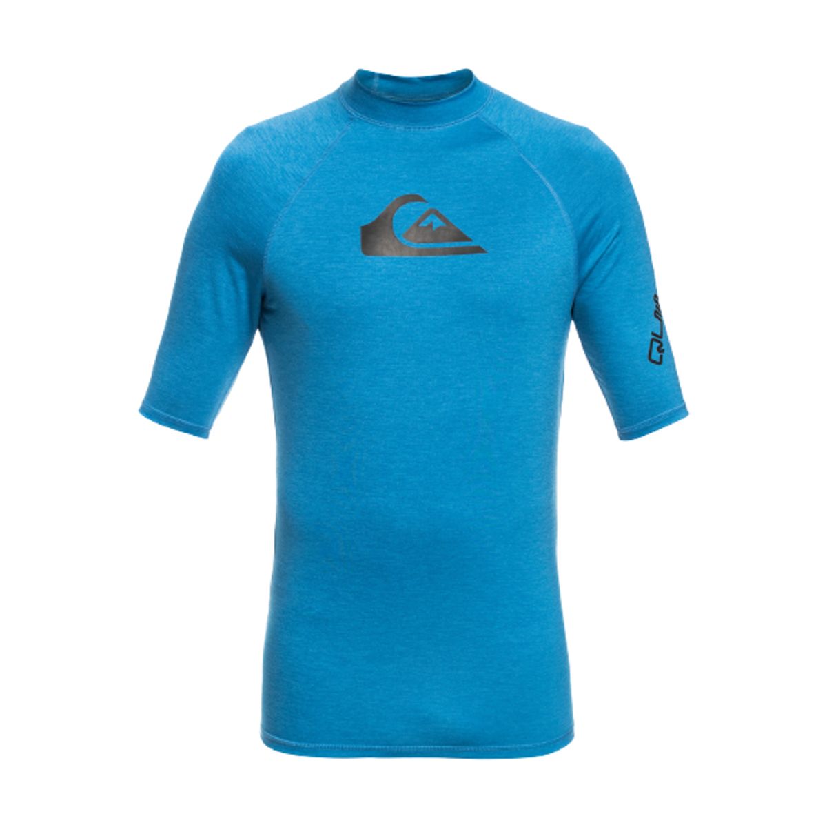 Quiksilver UPF 50+ kortærmet badetrøje All Time Rash Vest snorkel blue heather