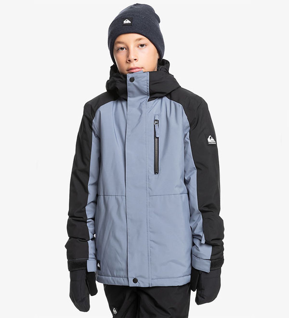 Quiksilver Vinterjakke - Mission Block Youth - Flint Stone