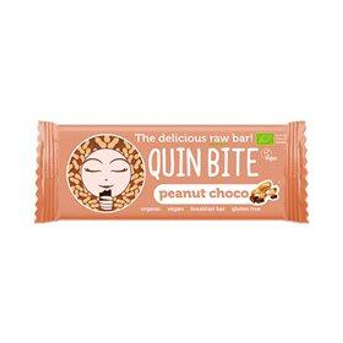 Quin Bite peanut choco Ø - 30 g.