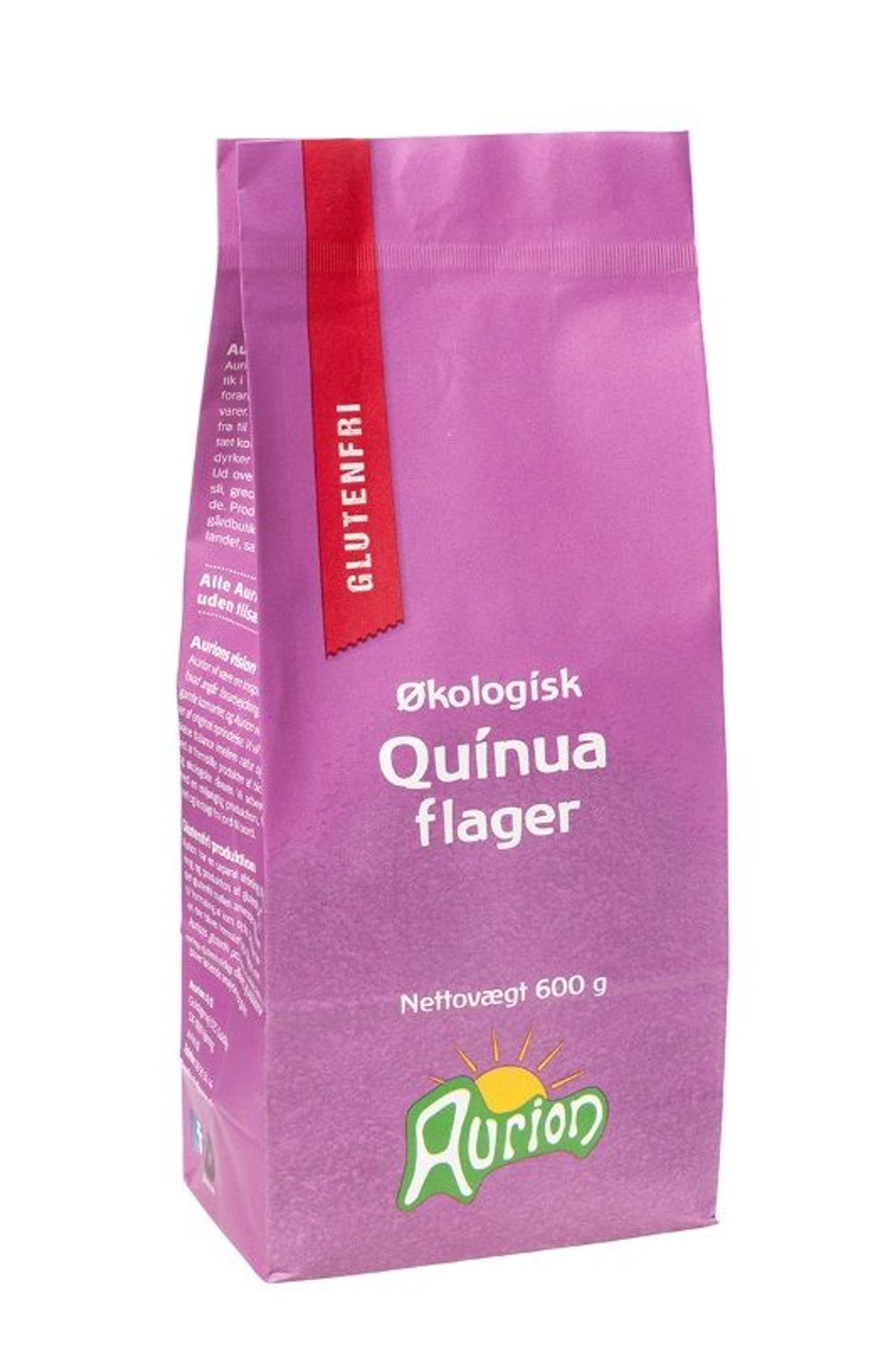 Quinuaflager Aurion Glutenfri 600 g - Økologisk